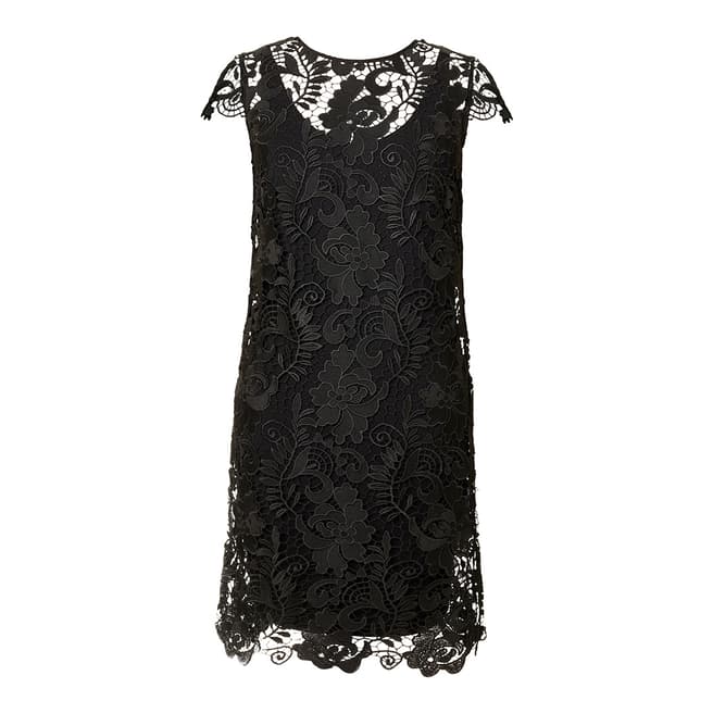 Winser London Black Lace Slip Dress