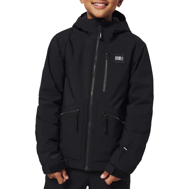 O'Neill Boys Black Out Textured Ski Jacket