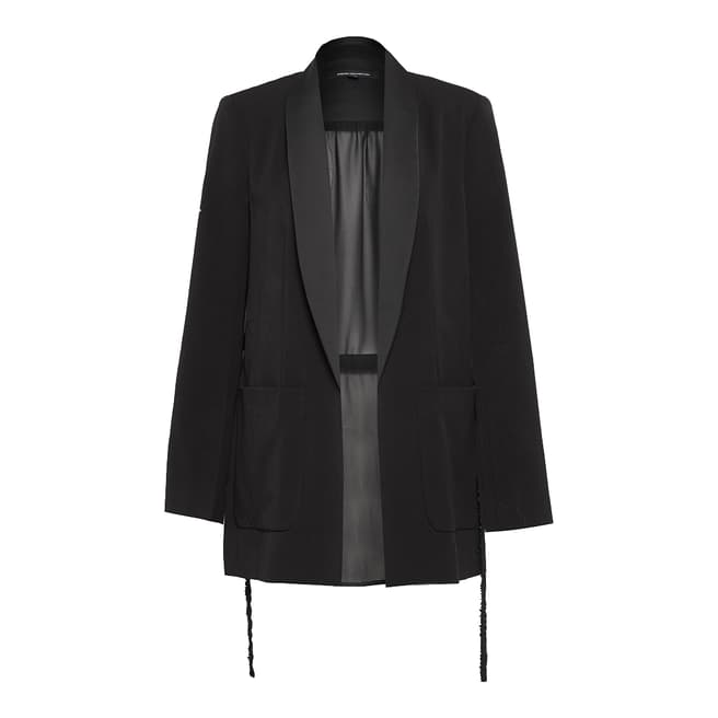 French Connection Black Ines Suiting Ls Jacket