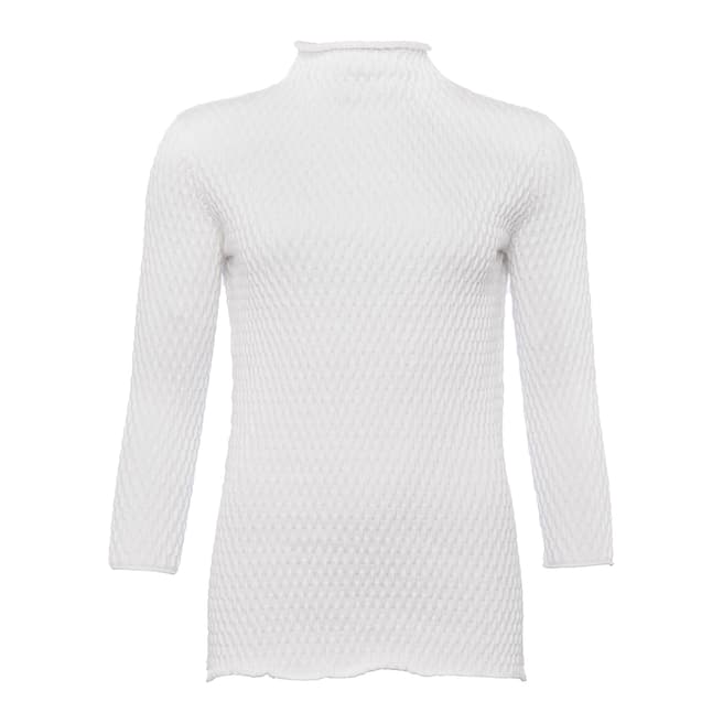 French Connection White Mona Mozart Jumper