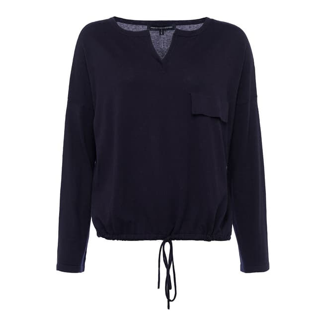 French Connection 78Jbd Utility Blue Knitwear