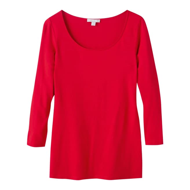Pure Collection Scarlet Soft Jersey Scoop Top