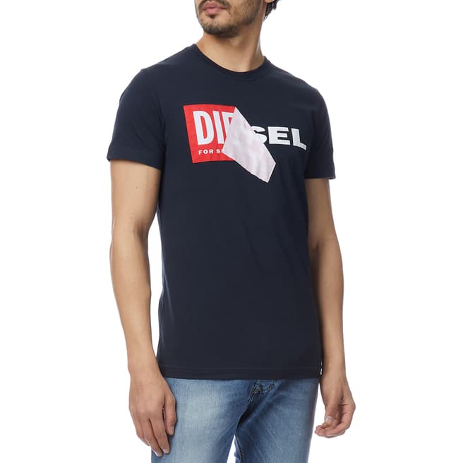 Diesel Black Diego Cotton T-Shirt