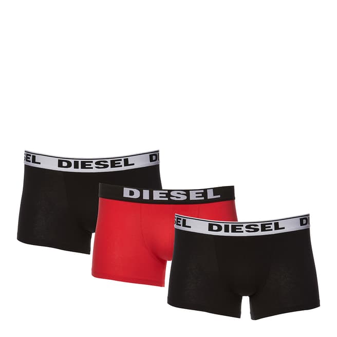 Diesel Black/Red Kory 3 Pack