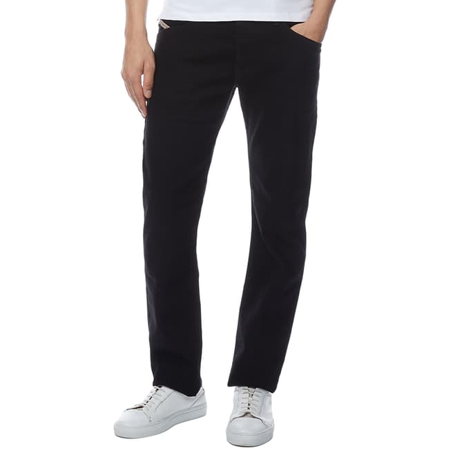 Diesel Black Belther Tapered Stretch Jeans