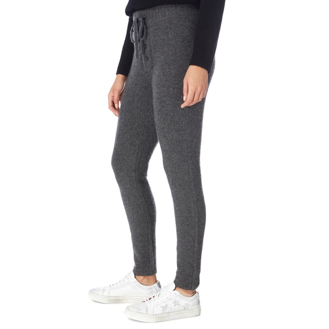 James Perse Charcoal Brushed Cashmere Joggers