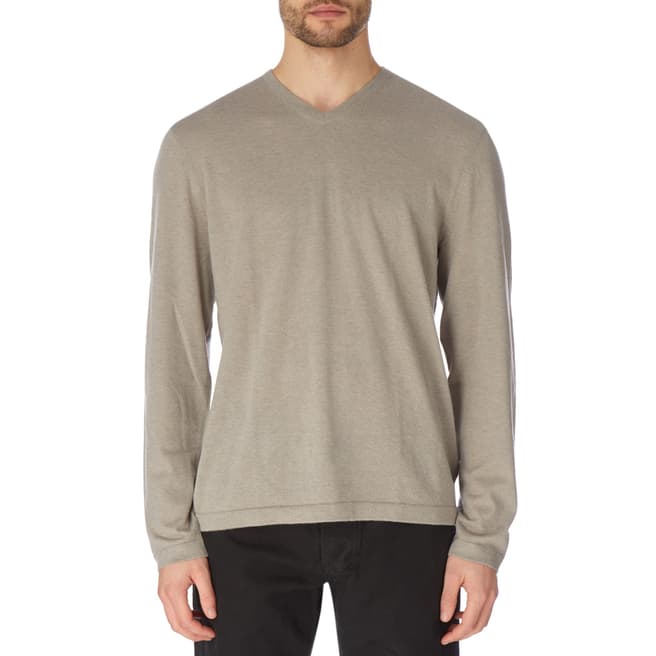 James Perse Sand Semi Worsted Cashmere Jumper