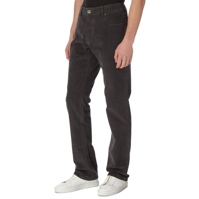 James Perse Carbon Heavy Stretch Cord Jeans