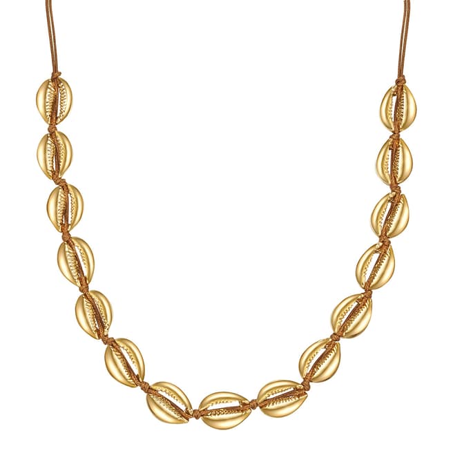 Iconic Collection Gold Shell Necklace