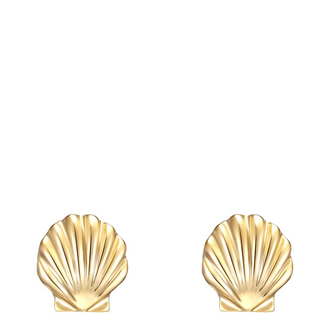 Iconic Collection Gold Shell Earrings
