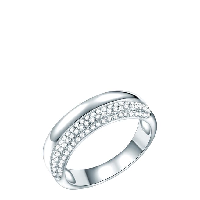 Lindenhoff Silver Crystal Ring