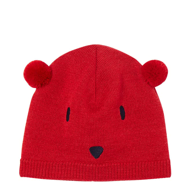 Petit Bateau Red Beanie Hat
