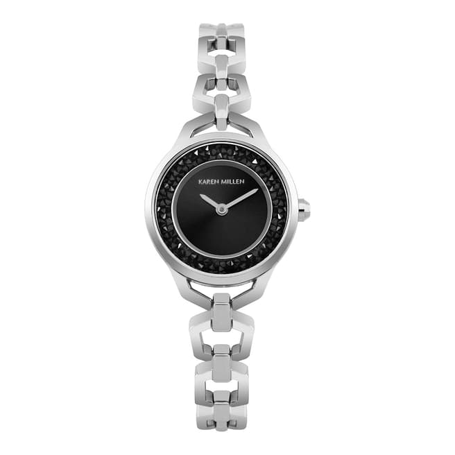 Karen Millen Silver Link Bracelet Watch
