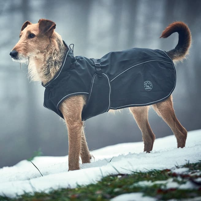 HUNTER Pet UK Black Fleece Dog Coat 60-72cm