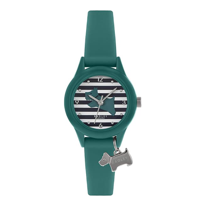 Radley Teal Stripe Silicone Watch