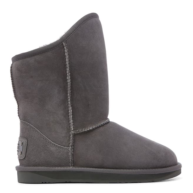 Australia Luxe Collective Grey Cosy Short Nappa Ankle Boots
