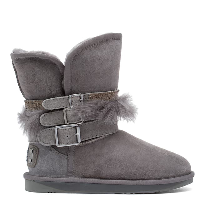 Australia Luxe Collective Grey Hatchet Short Ankle Boots