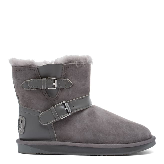 Australia Luxe Collective Grey Machina X Short Suede Ankle Boots