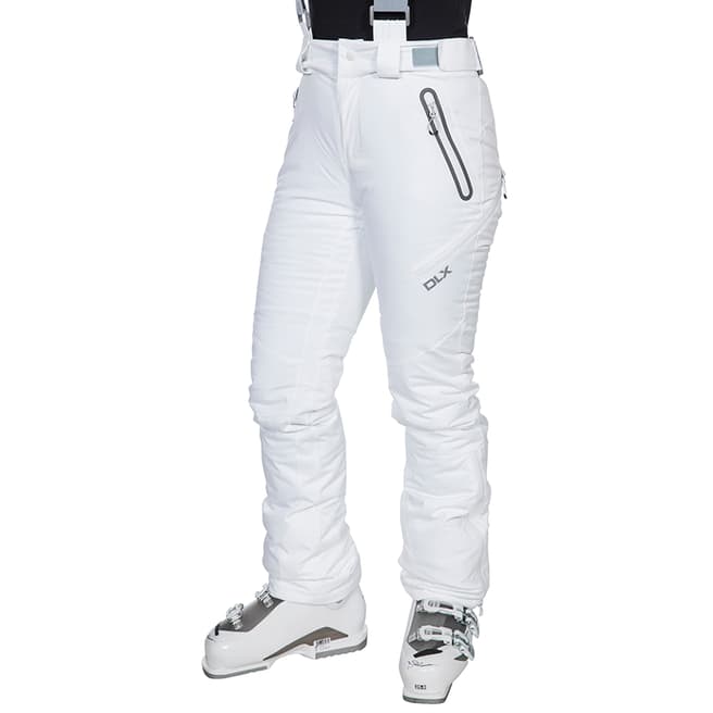 DLX Women's White Marisol Ski Pant