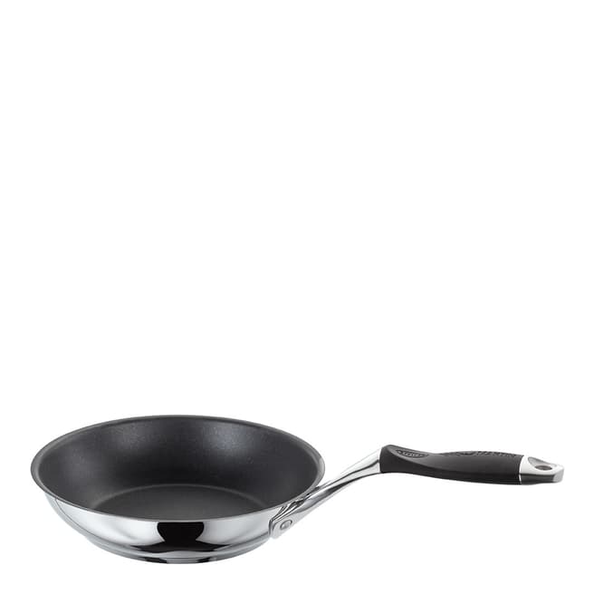 James Martin Stainless Steel Induction Non Stick Frying Pan, 20cm