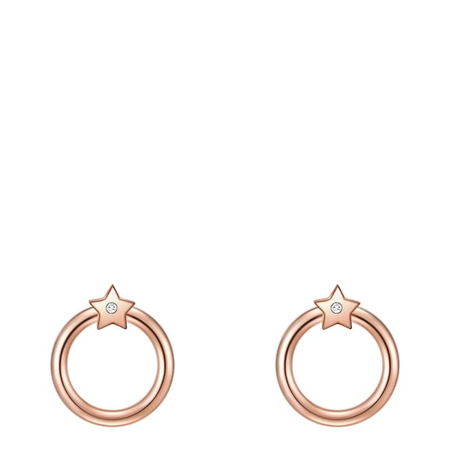 Tess Diamonds Rose Gold Star Diamond Earringss