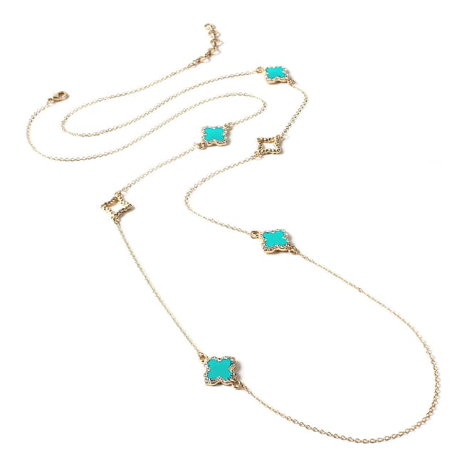 Amrita Singh Turquoise Austrian Crystal Necklace