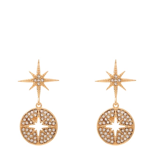 Amrita Singh Gold Star Droplet Earrings
