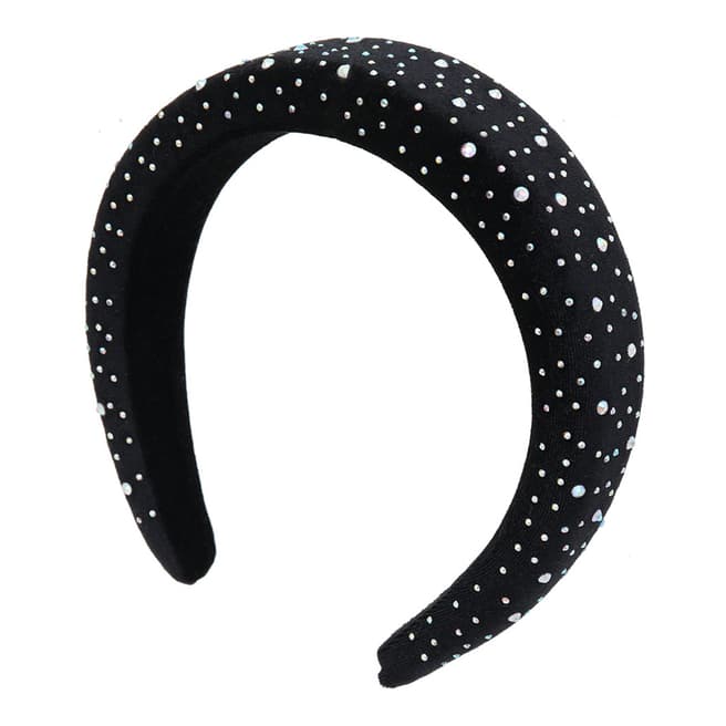 Amrita Singh Black Velvet Headband