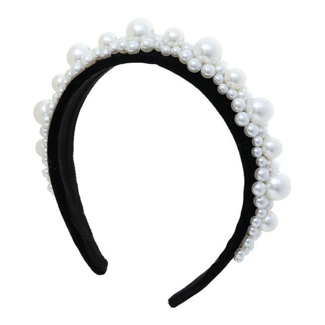 Amrita Singh Black Pearl Headband
