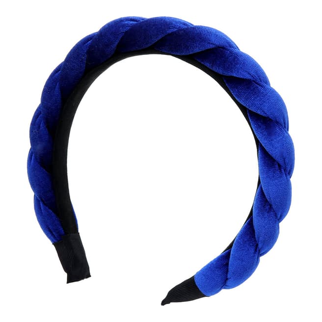 Amrita Singh Blue Velvet Headband