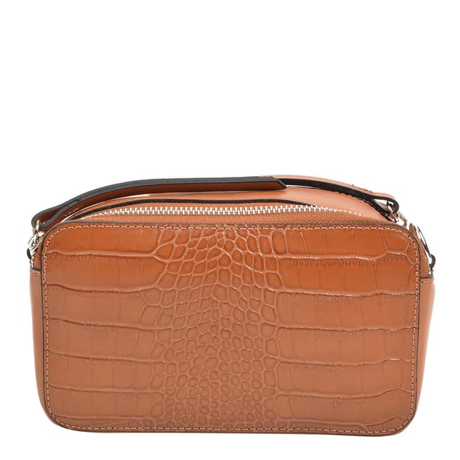 Sofia Cardoni Brown Leather Handbag