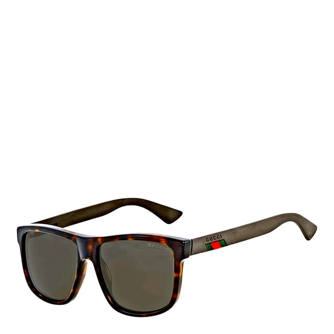 Gucci Men's Grey Gucci Sunglasses 58mm