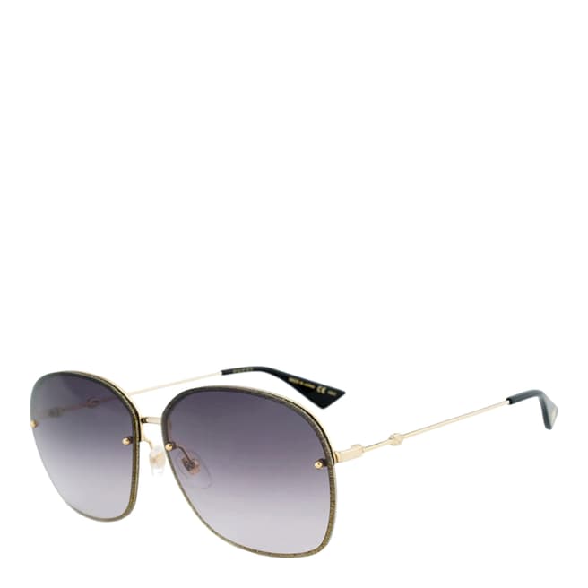 Gucci Women's Grey Gucci Sunglasses 63mm