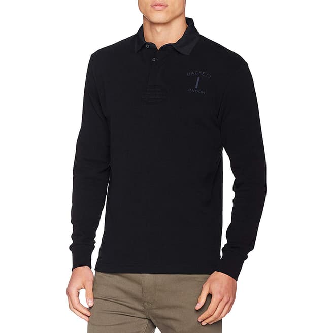 Hackett London Navy Classic Rugby Top