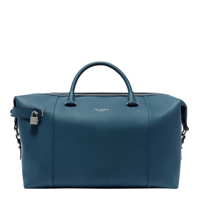 Ted Baker Navy Rubber Look Holdall