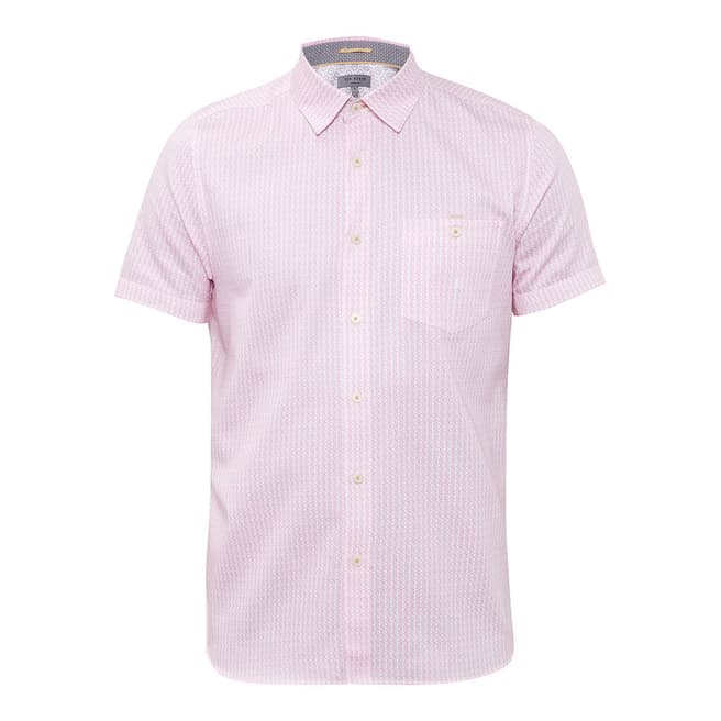 Ted Baker Pink Flamingo Cotton Shirt