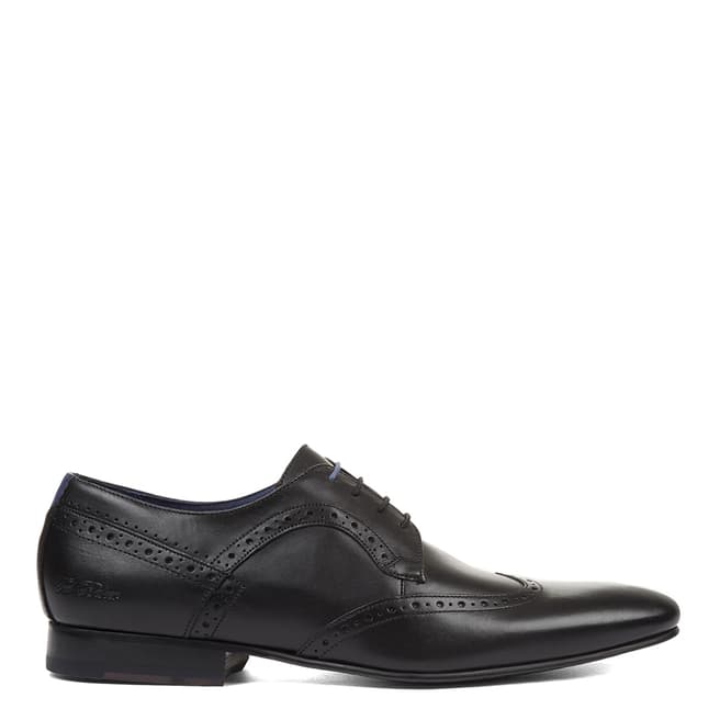 Ted Baker Black Ollivur Leather Derby Shoes