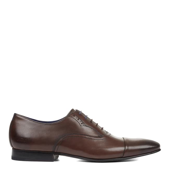 Ted Baker Brown Murain Leather Oxford Shoes