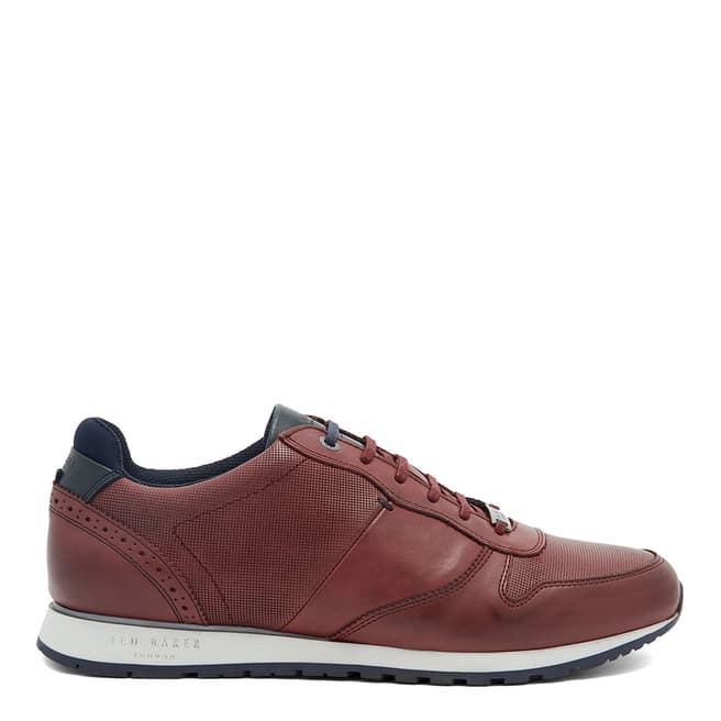 Ted Baker Dark Red Shindl Classic Sneakers
