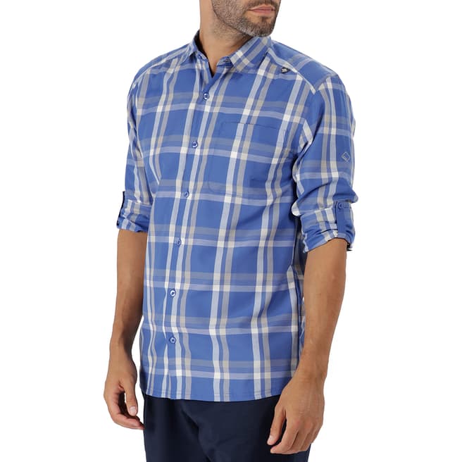 Regatta Blue Mindano Long Sleeve Shirt