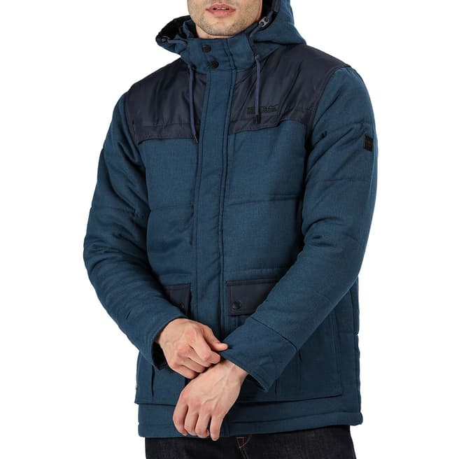 Regatta Blue/Navy Arnau Hooded Insulated Jacket
