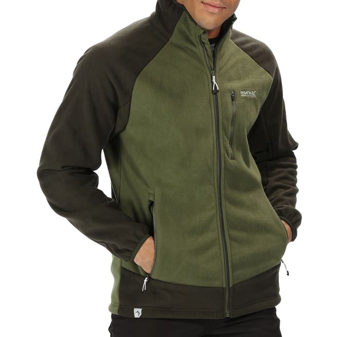 Regatta Dark Green Sheltor Fleece Jacket