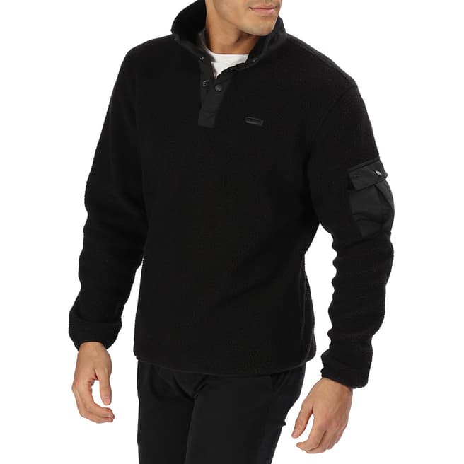 Regatta Black Cormac Fleece Sweatshirt