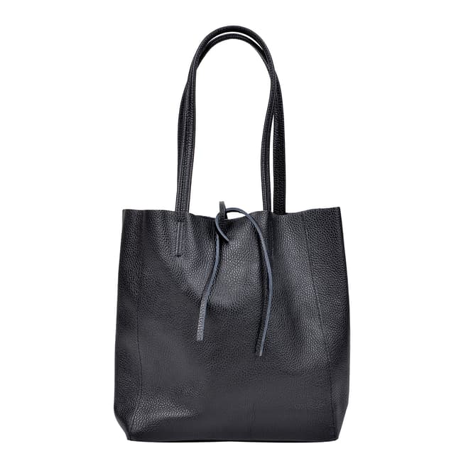 Sofia Cardoni Black Leather Handbag