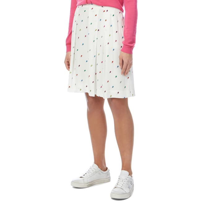 PAUL SMITH Cream Lollypop Skirt