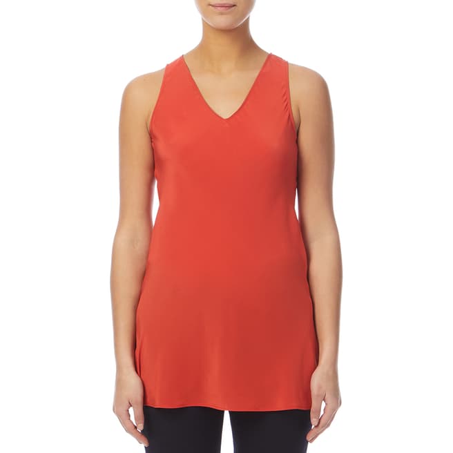 PAUL SMITH Red Silk Cami Top