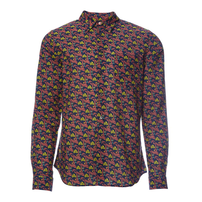 PAUL SMITH Multi Printed Tailored Fit Shirt