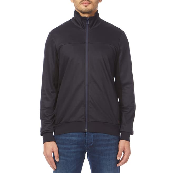 PAUL SMITH Navy Funnel Track Top