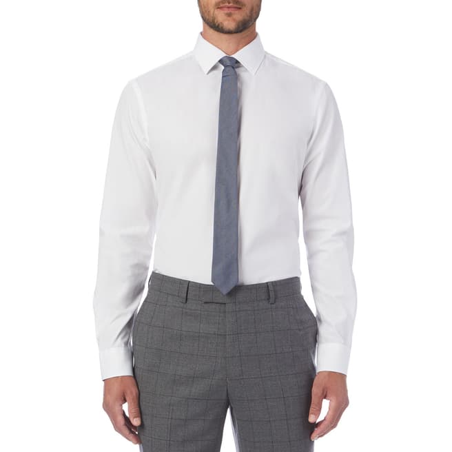 PAUL SMITH White Formal Tailored Fit Shirt