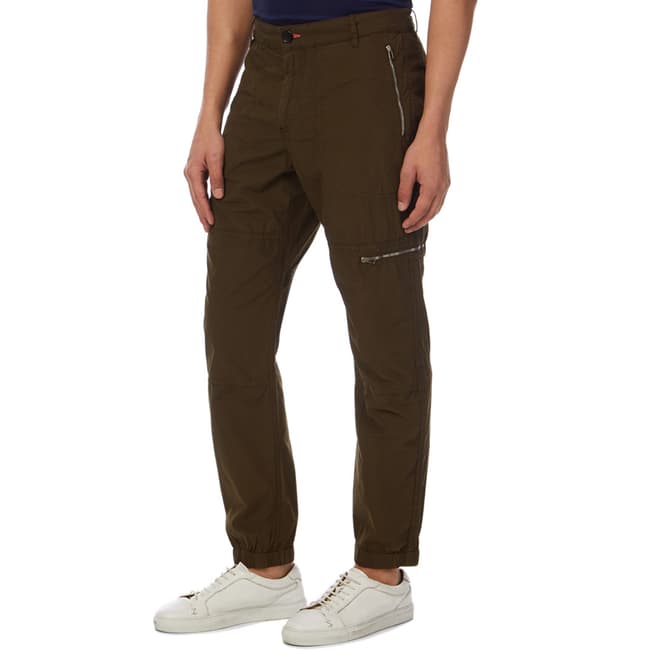 PAUL SMITH Olive Flight Trousers